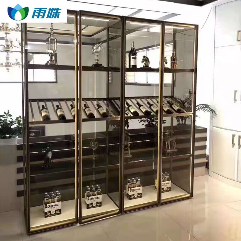 24年新款定制酒柜 轻奢铝玻璃酒柜定制红酒柜餐边柜展示柜储物柜 定金