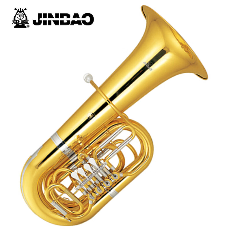 津宝 大抱号JBBB-200扁四键抱号 大号专业演奏铜管西洋乐器