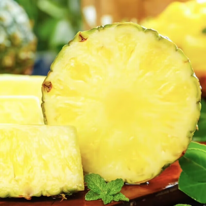 三萌果蔬正宗金钻凤梨 海南当季新鲜爆甜手撕金菠萝香水果整盒节日送礼 5斤精选装净重4.5斤 单果400-600g