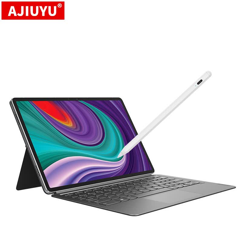 ajiuyu 联想yoga pad pro手写笔小新pad11平板电脑tab5绘画触控笔细头