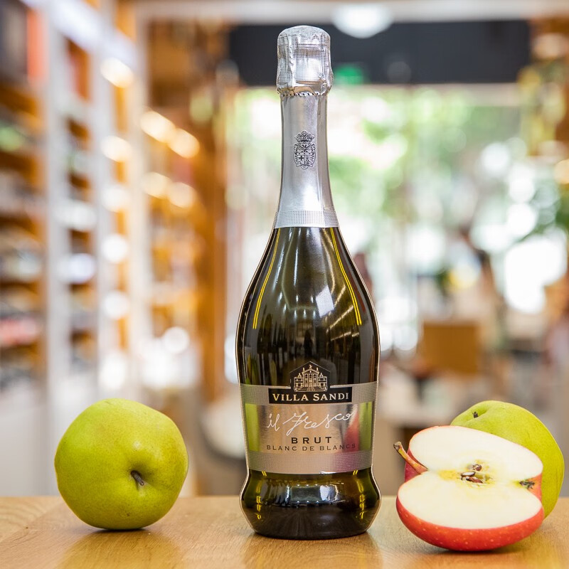 德悦莫泽尔【香气像刚刚切开的苹果】尚狄世家白中白起泡葡萄酒750ml