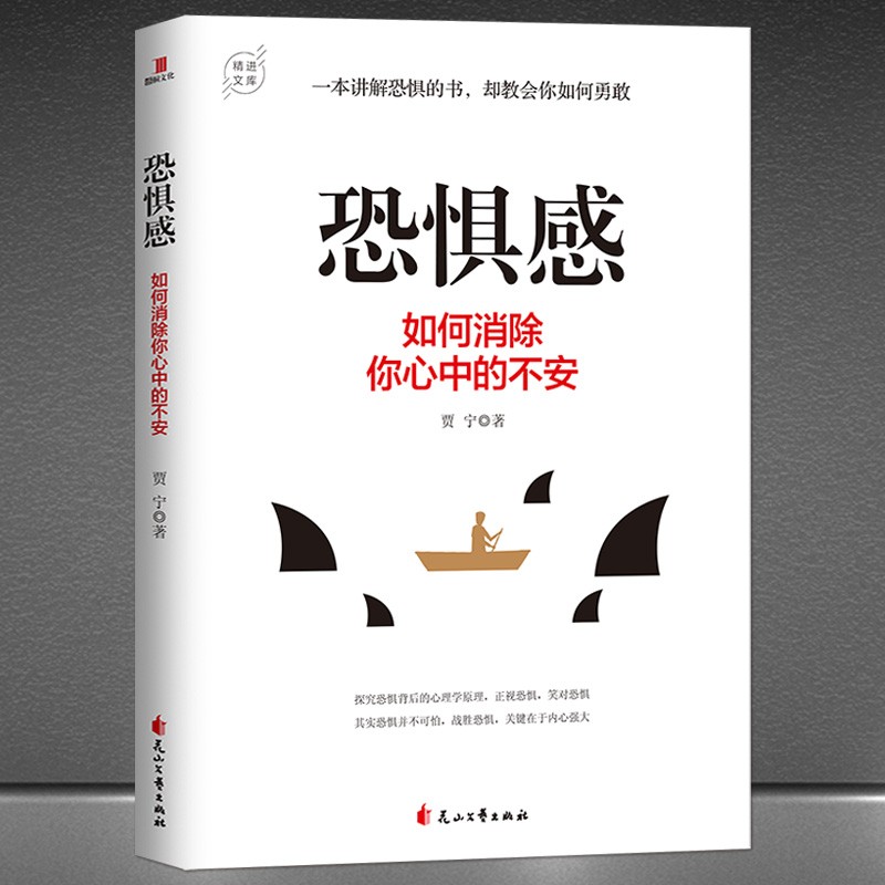 《恐惧感：如何消除你心中的不安》一本讲解恐惧的心理学书籍，教会你如何勇敢 探究恐惧背后的心理学原理