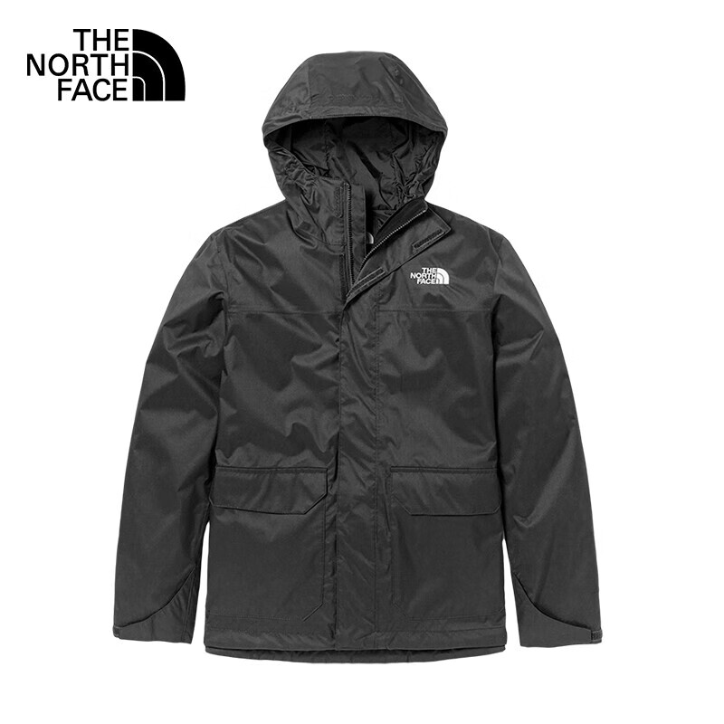 北面冲锋衣The North Face(TNF)户外运动硬壳风衣经典款男防风夹克时尚工装风单层外套 497J JK3 M/170 