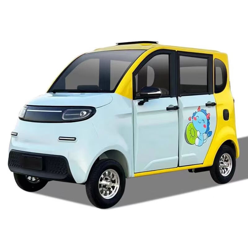 蒲阳世家小云朵四门可爱款全封闭女士电动四轮车四轮电动车新能源家用
