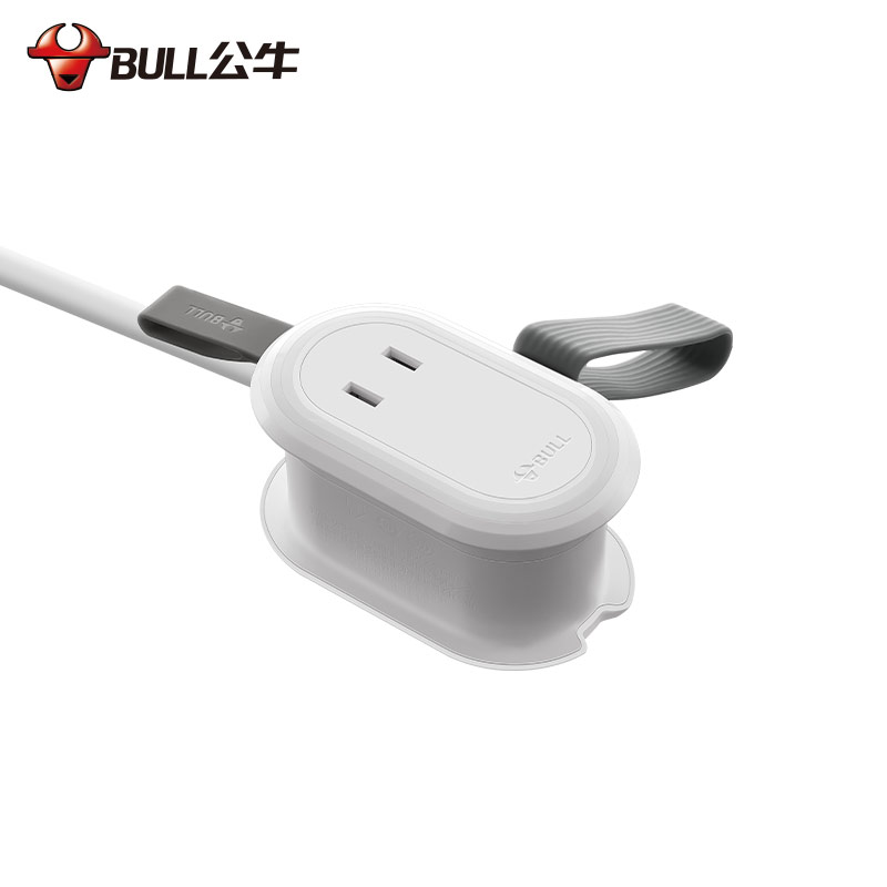 公牛（BULL）差旅插座/插线板/插排/接线板 出行miniUSB口+2插孔 全长0.8米 GNV-UU5122