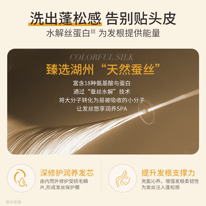 拉芳深层修护双氨基酸洗发水护发素五层干枯受损发质改善毛躁男女通用 深层修护洗发水750ml