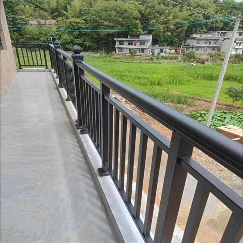 文枝加厚组装全铝护栏别墅栏杆农村自建房铝合金楼顶围栏室内锌钢扶手