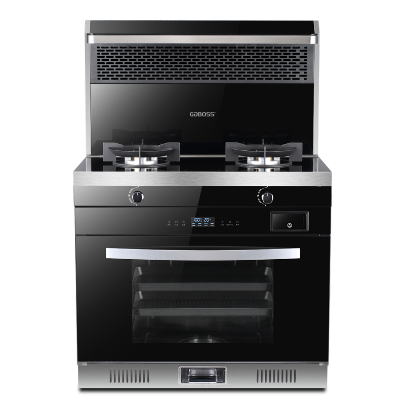 GDBOSS波仕电器 集成灶一体灶5.0大火力 头部加热 环保大吸力油烟机燃气灶电蒸箱易清洁 S300S 天然气12T