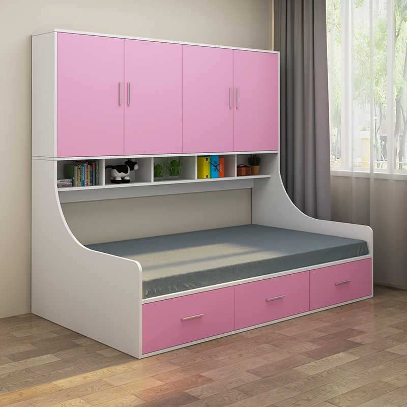 菲迪拉榻榻米抽屉床高箱储物柜床单人床1.