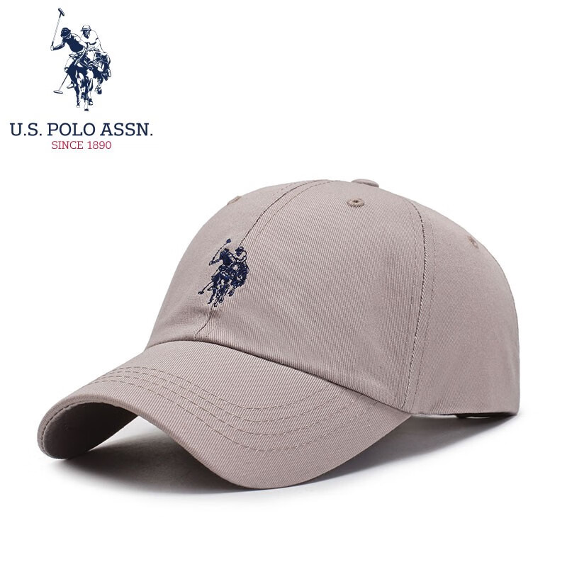 us polo assn保罗帽子男女士可调节鸭舌帽街舞棒球帽网球户外运动帽刺绣礼盒装