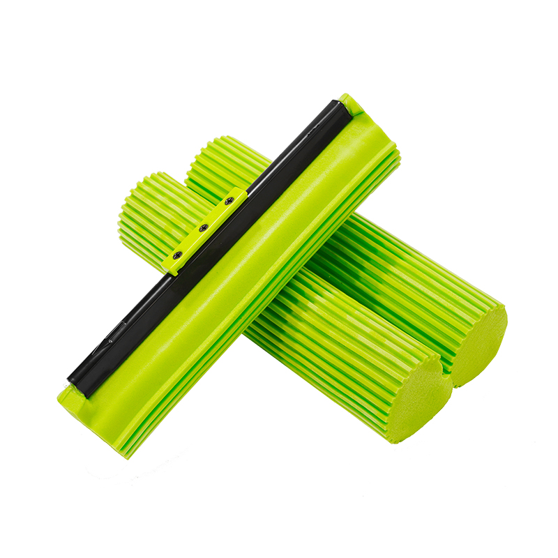 头妙洁拖把头替换装卡槽式通用替换头墩布滚轮吸水胶棉头海绵拖布头