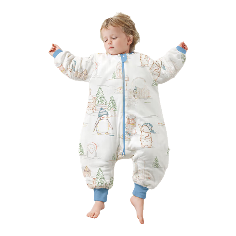 ����˹˯��Ӥ���ﶬ����ʽ����ů��������ͯ���߱��ļ�ͨ�� ��������¡�����˫�� ����20-26�桿��¹ӭ�� S�롾����60-85cm������6-18����