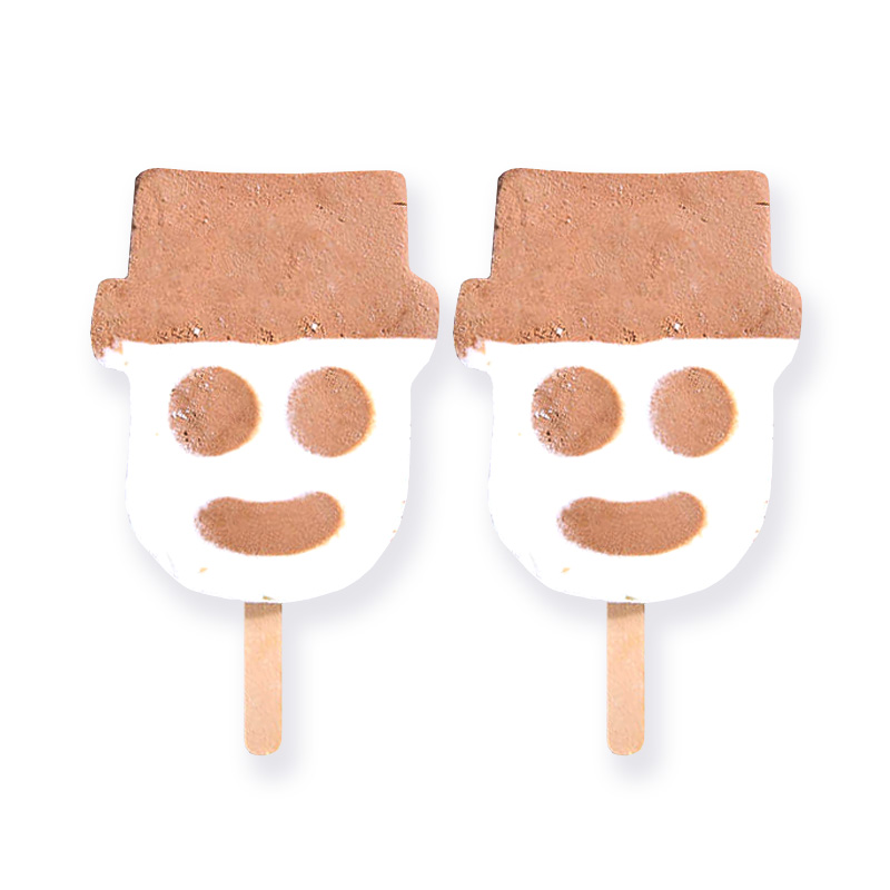 田牧娃娃雪糕20支80后花脸牛奶巧克力味冰淇淋小时候味道冰激凌