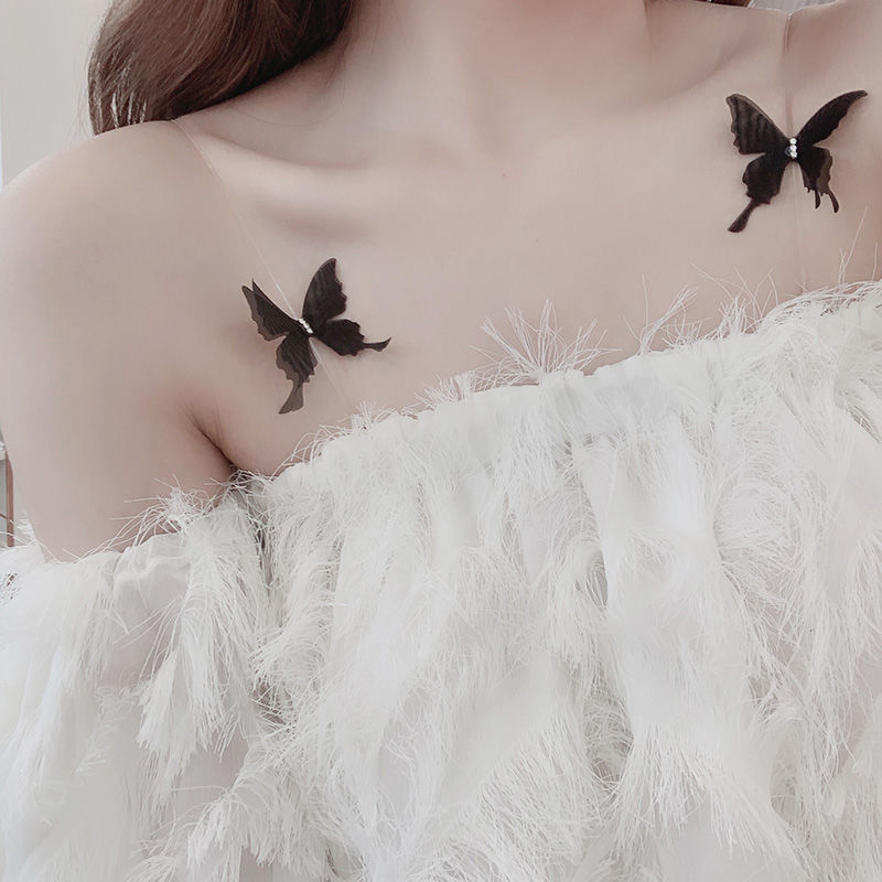 内衣隐形透明肩带透明细肩带隐形滑无痕女内衣文胸吊带子一字领夏季