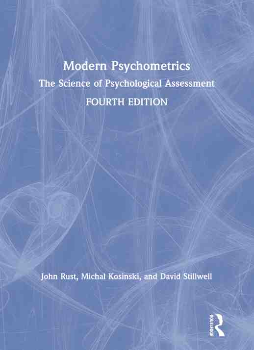 预售 按需印刷 modern psychometrics