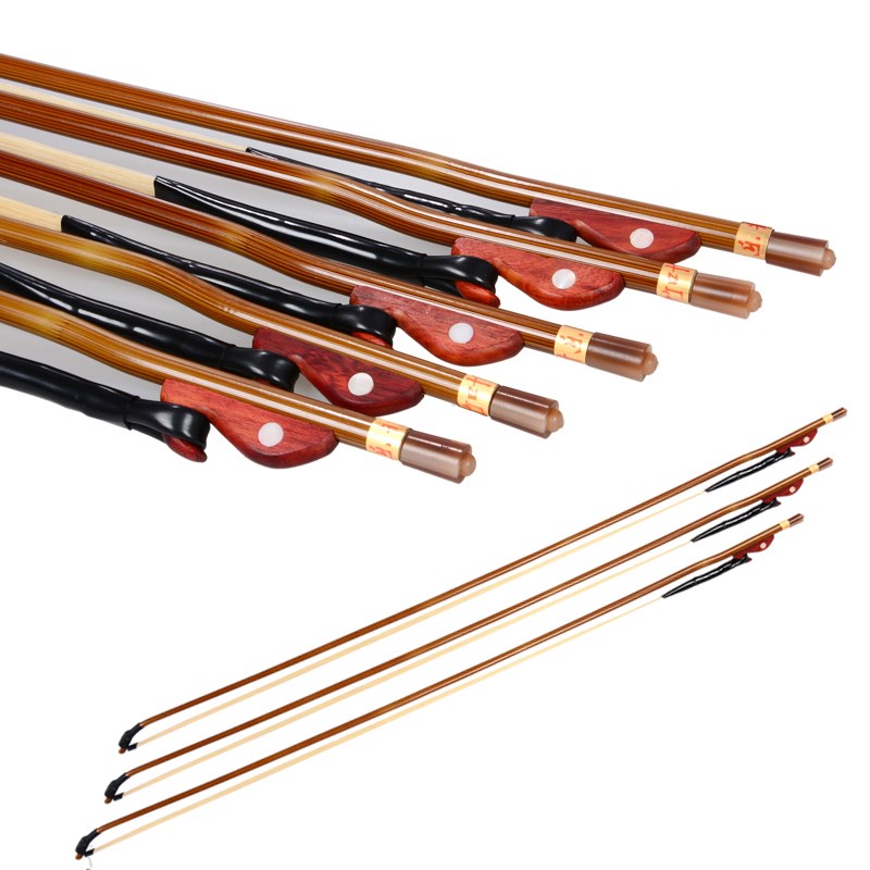 二胡弓子高档白马尾毛紫檀木鱼弓子高级演奏琴弓乐器配件 二胡弓一支