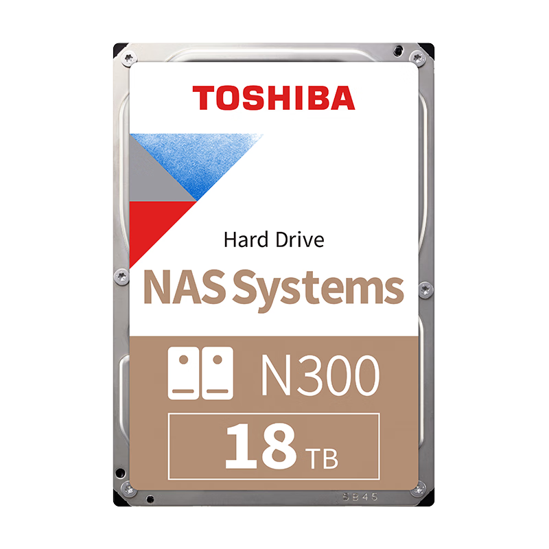 TOSHIBA 东芝 N300系列 7200转 512MB 3.5英寸机械硬盘 18TB（HDWG51J）