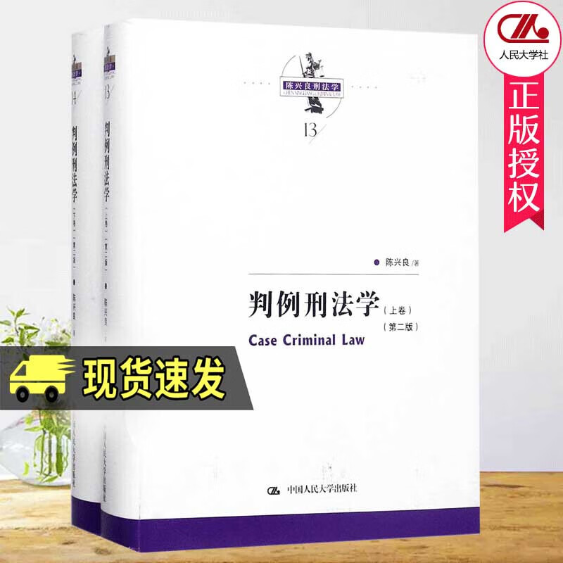 判例刑法学 版2版上下卷陈兴良 中国人大 17年11月版 陈兴良刑法学 判例刑法学陈兴良 刑法个案Y 书籍