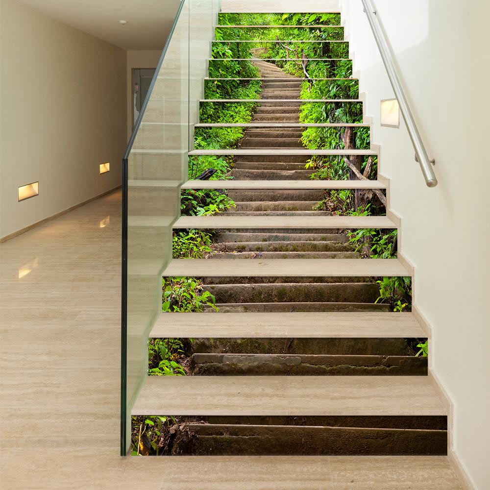 工匠时光创意家居楼梯贴翻新台阶装饰3d墙贴瓷砖贴可定制自粘防水耐磨