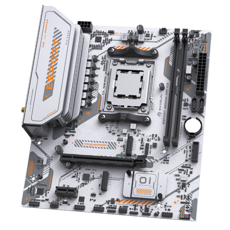 铭瑄 B650 MS ESPORT M WIFI6 ICE DDR5 图 6