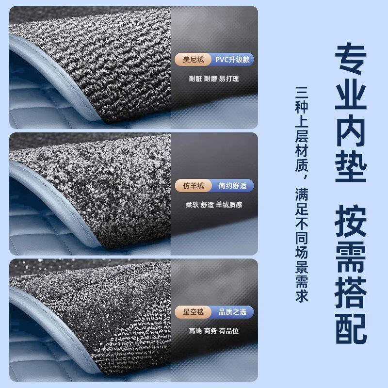顺猫深蓝S05全包围脚垫长安深蓝S05改装专用汽车用品后备箱垫上层地毯 星岩灰+灰色仿羊绒 【25款】深蓝S05