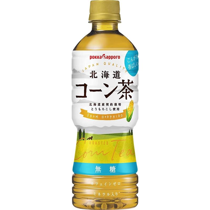 日本进口果蔬饮料 含果肉 碳 北海道玉米茶 525ml*24瓶/箱