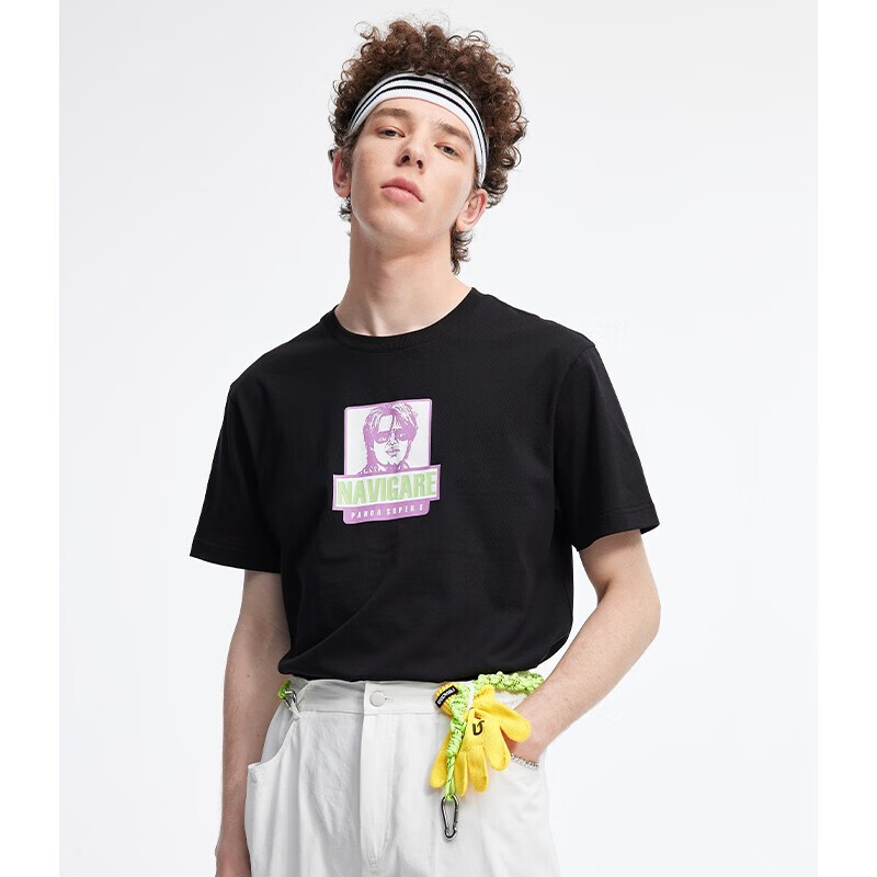 ��ά���������С����ŮʿT������ӡ����װ��������Բ�촿�������� ��ɫ S