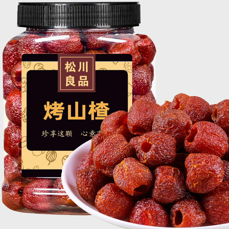 松川良品 空心山楂 休闲零食品铺子蜜饯果干去核烤山楂新年货 470g 罐装怎么看?