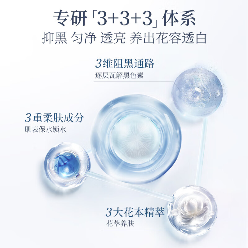 美肤宝精华霜面霜 保湿霜美白祛斑黯哑粗糙润泽滋润护肤品七夕礼物 【27年5月】水光透白精华霜50g