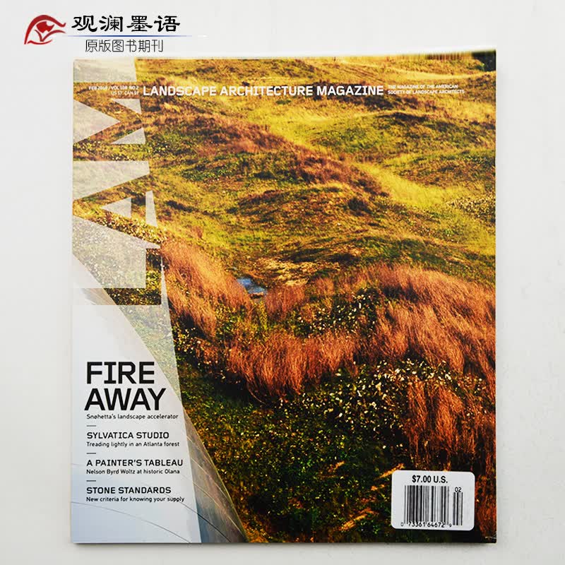 【单期可选】Landscape Architecture 美国景观建筑设计杂志 2019/20年月刊 2018年2月刊