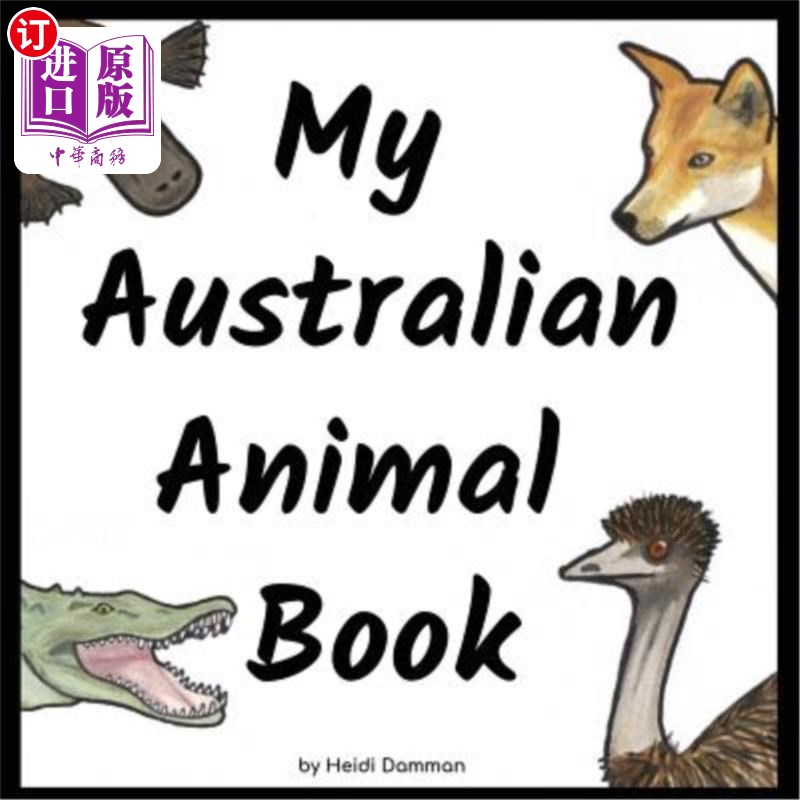 海外直订my australian animal book 我的澳大利亚动物书