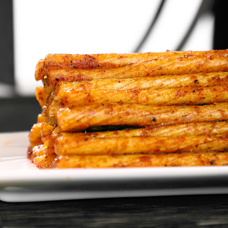 牛筋辣条儿时怀旧辣片棒面筋麻辣豆筋素牛筋零食小吃50包 【牛筋】30