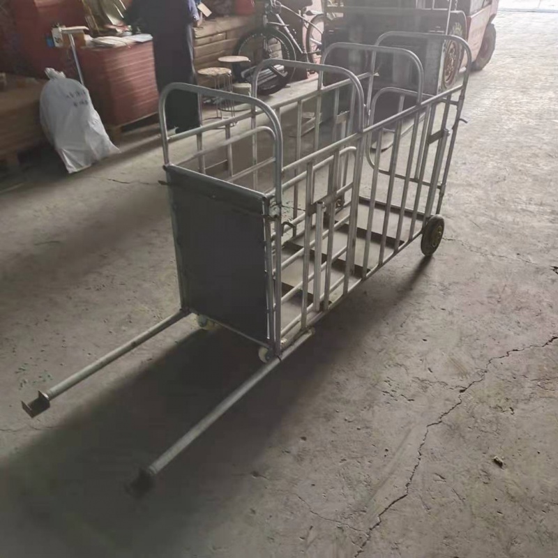 抓猪车装猪笼子生猪转运车拉猪车推猪上车笼猪场用称