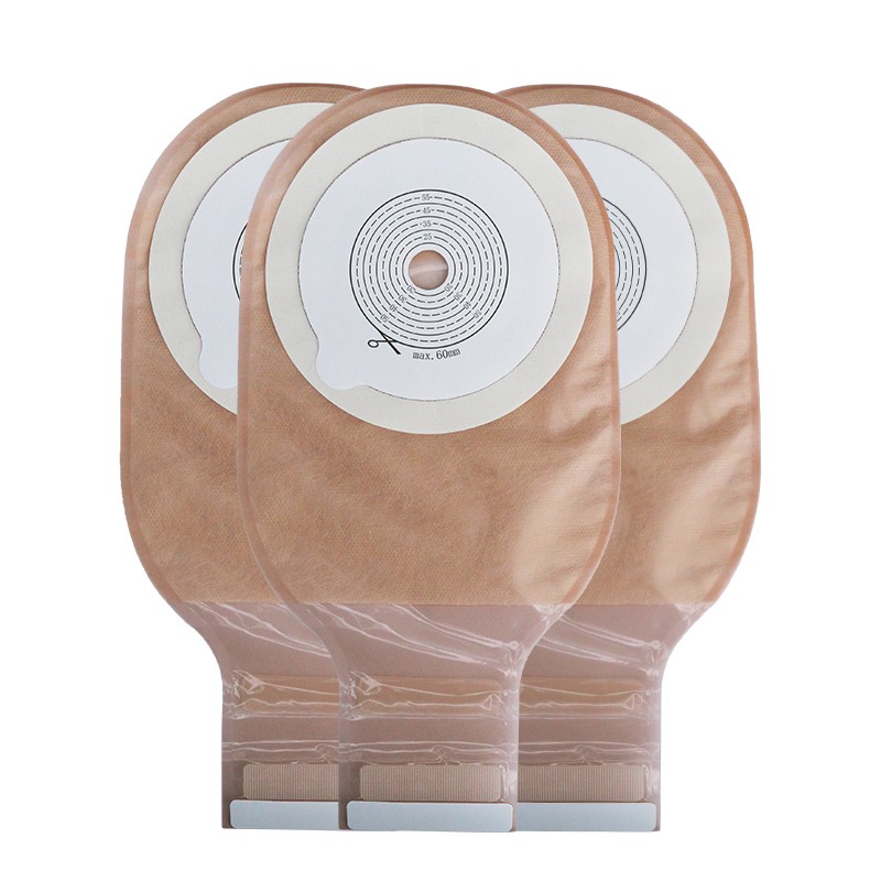 造口袋一件式人工肛门袋造瘘袋直肠改道 肠道大便袋造口护理用品 5件1