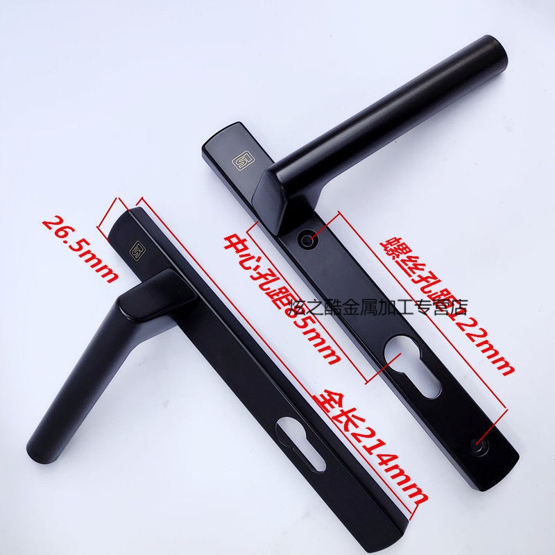 丝吉利娅 断桥铝门把手门锁拉手92系列门锁执手五金门锁拉手把手 一副