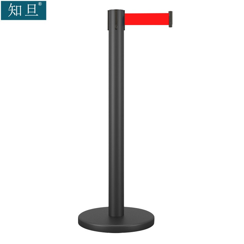 黑色3米杆 围栏杆座警戒线银行商场单位隔离线酒店迎礼宾隔离线可定制