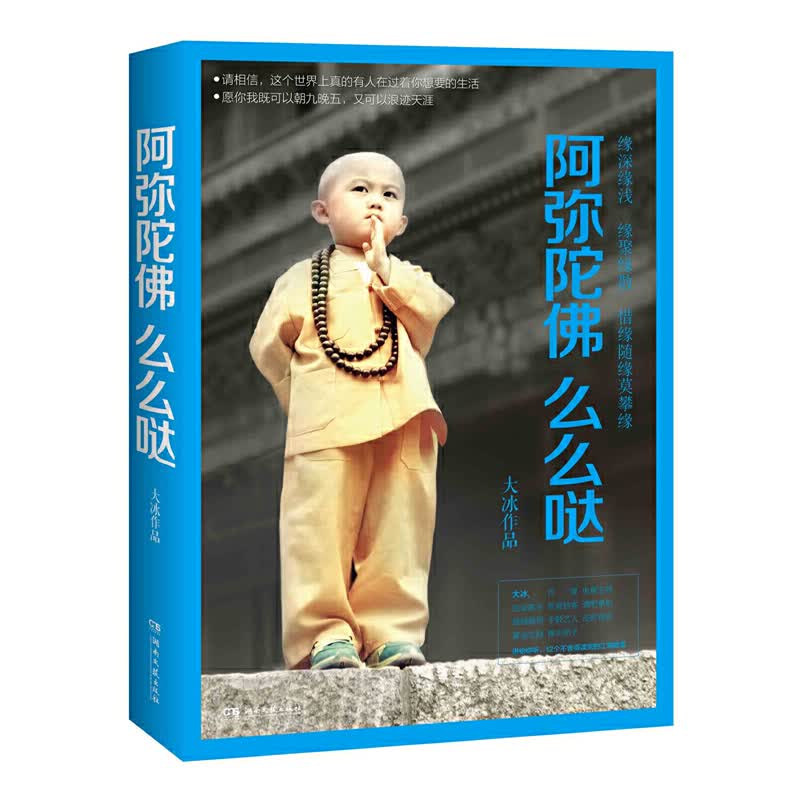 现货正版 阿弥陀佛么么哒 大冰继《乖摸摸头我不大冰的新书四五册》暖心励志故事随笔青春励志丛书籍正