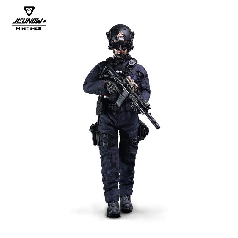 【现货】minitimes 1/6兵人模型 m024 swat警察特种部队 关节可动人