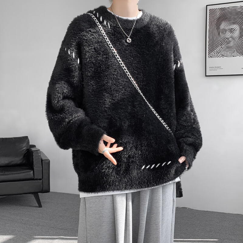 ���ڲ�����OEMGë����ʿ�ﶬ����������߼�����ϵ���żӺ����ڴ�����֯�� DSB220-M2303��ɫ XL ������135-150�