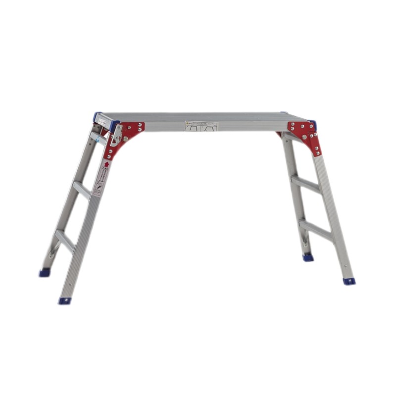 创乾折叠马凳装修升降加厚伸缩工装铝合金特厚刮腻子修车支架梯子
