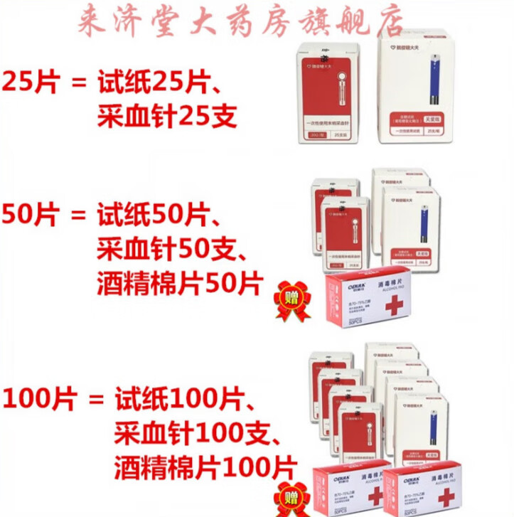 腾爱糖大夫g31关爱版血糖试纸g32试纸g423ns型测糖试条百灵医院 白色