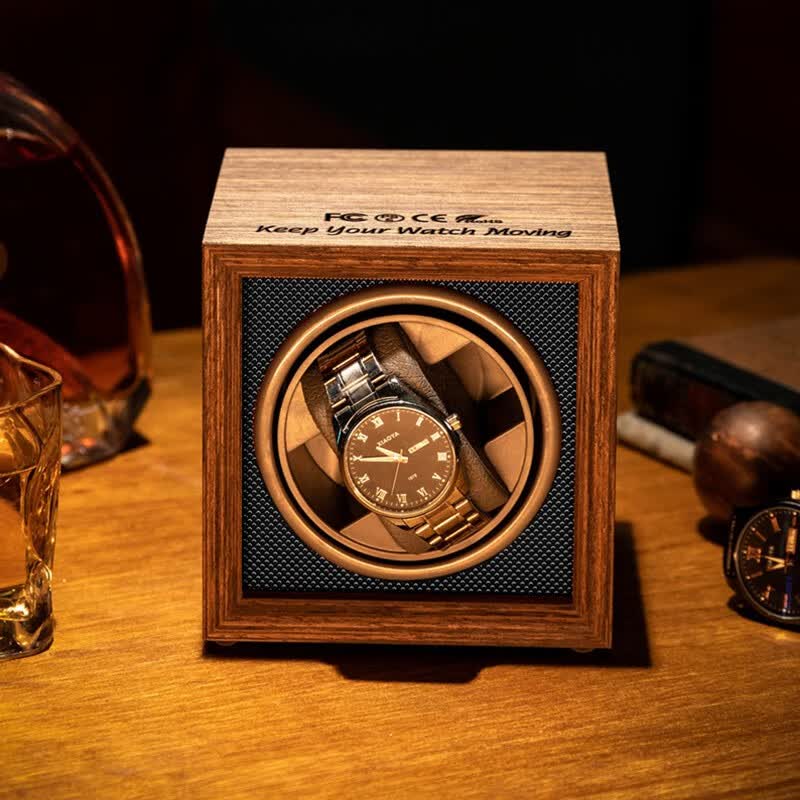 瑜品佳  摇表器机械表自动转表器摇摆器上弦器上链盒手表收纳盒七夕礼物 【外黑胡桃木质+内黑色ABS】属于什么档次？