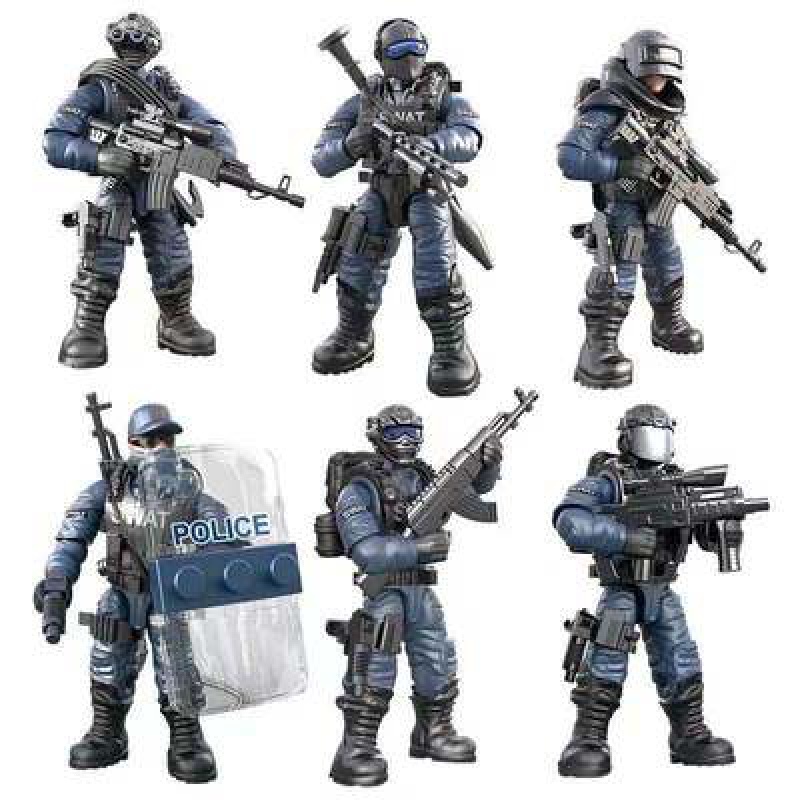 贝木惠(beimuhui)玩具新款非凡士兵特种套装军事战争兵人模型部队带