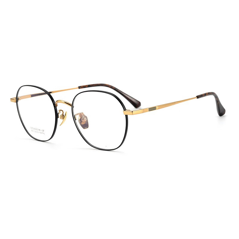 清大康明纯钛超轻防蓝光抗辐射近视眼镜男女镜框复古文艺简约流行可配