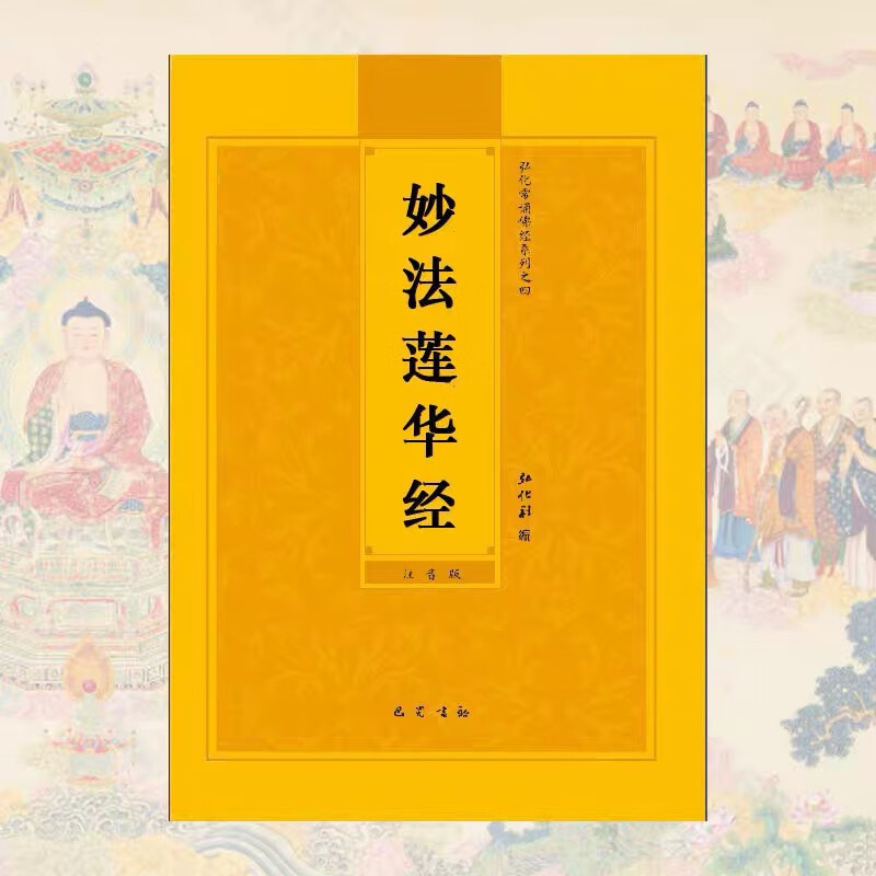 法华经妙法莲华经注音版简体字佛经法华经原文读诵本结缘书大乘妙法莲华经拼音版抄经本妙法莲华经观世音菩萨