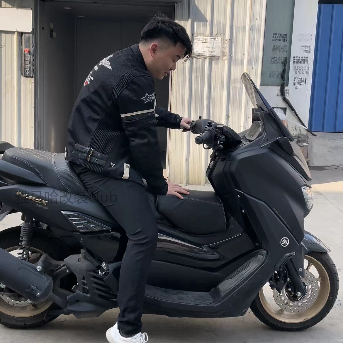 梭图适配雅马哈nmax155小坐垫改装 踏板摩托车油箱宝宝舒适软座 20-22