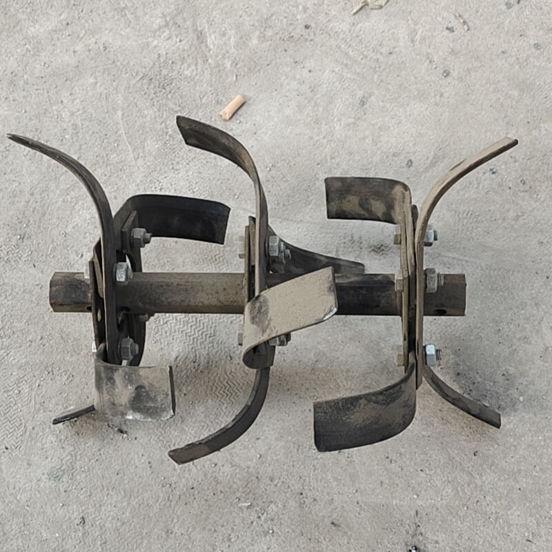 豹栗崽微耕机旋耕机配件深耕旋耕刀除草刀打土刀一对刀具耐磨总成 23