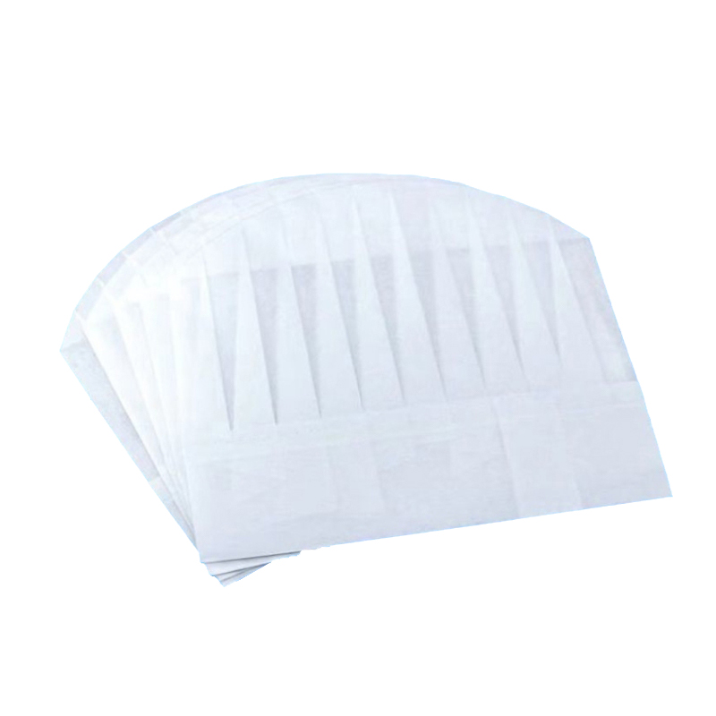 酒店餐厅公司工厂食堂结实耐用细腻走线舒适透气立体有型厨师帽纸高帽