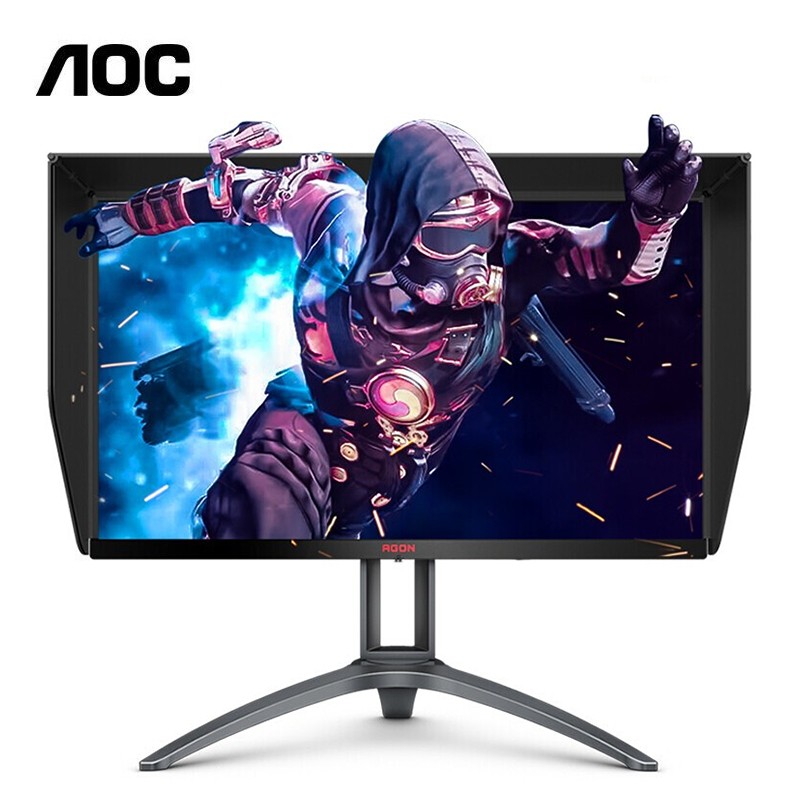 AOC 27英寸 2K显示器 170Hz 1ms Nano IPS  兼容G-SYNC 电竞电脑显示屏 AG273QXP/D