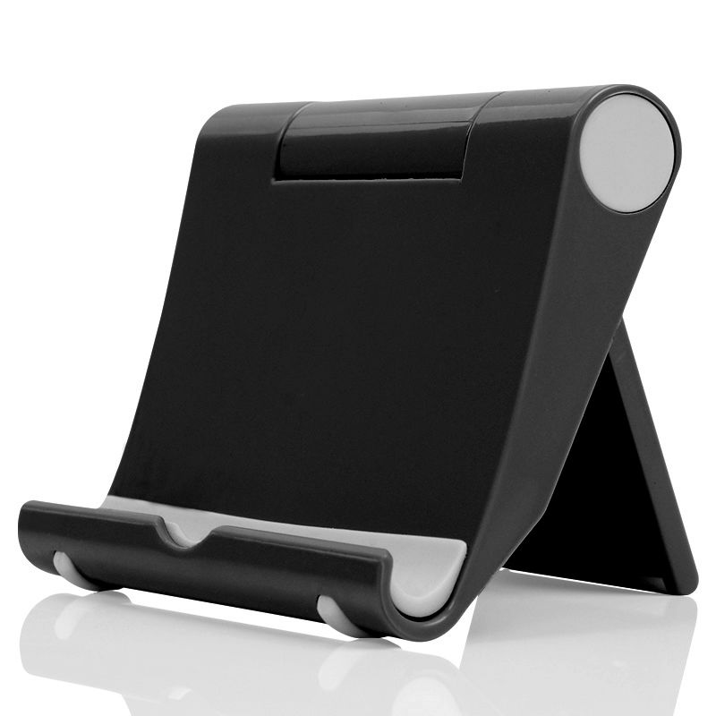 手机桌面支架iPad平板电脑床头懒人支架多功能可折叠乔鸟 升级版支架 【黑色】 2个装